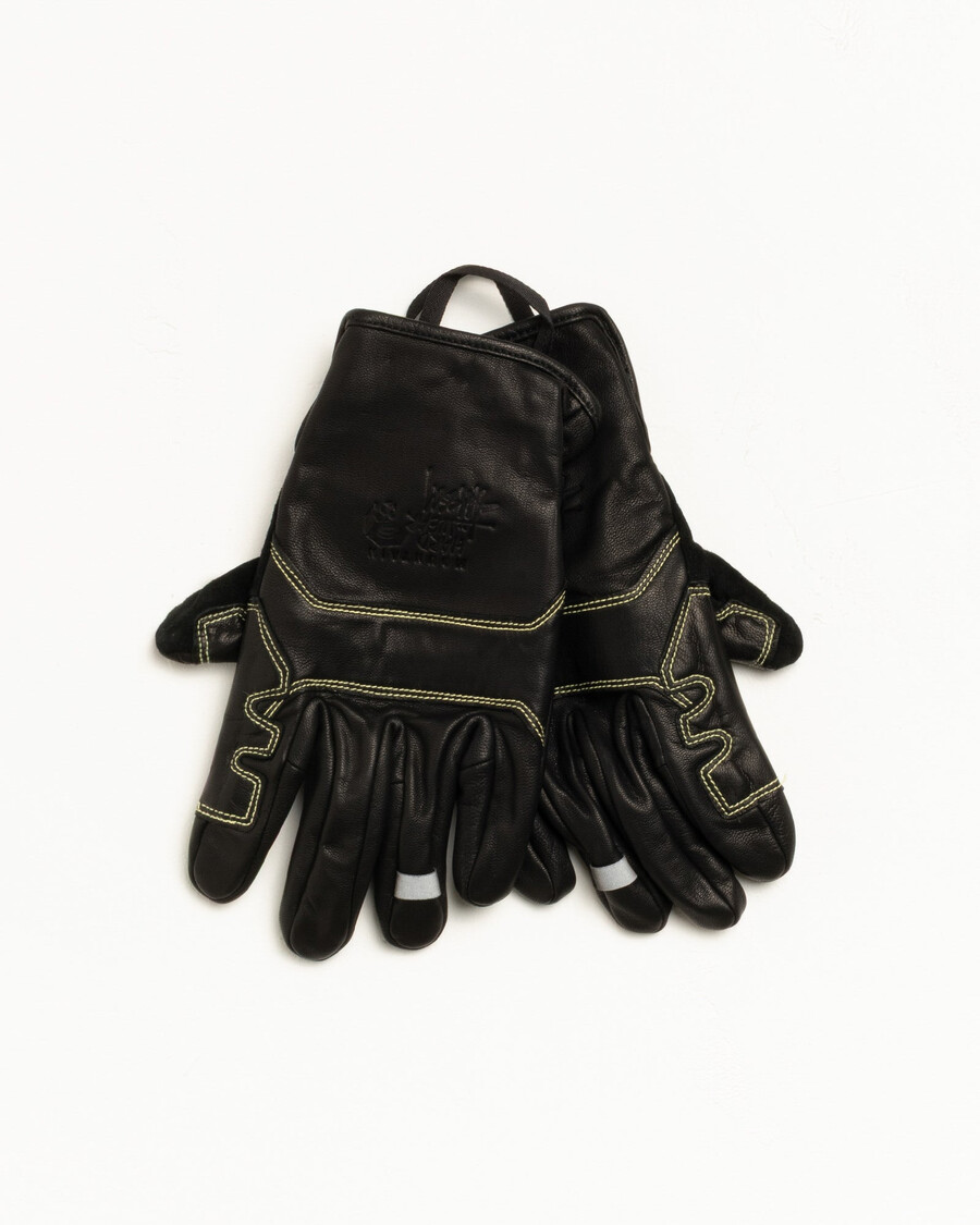 stüssy mountain hardwear powdergate handske i svart