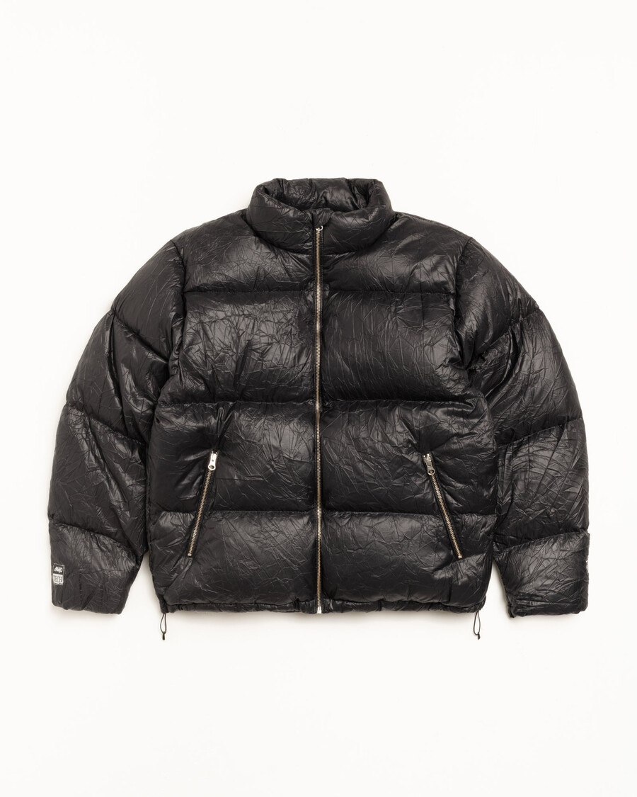 dunpuffer skrynklig nylon