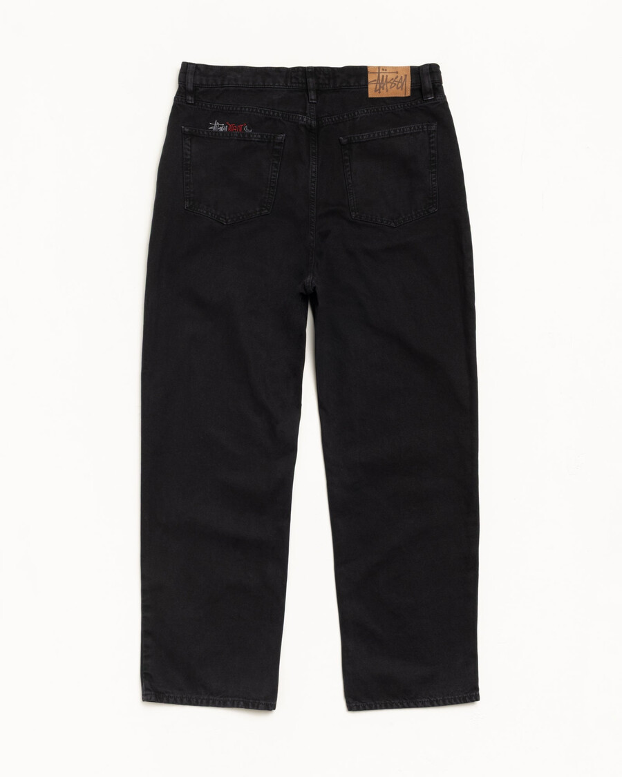 big ol pant tvättad canvas