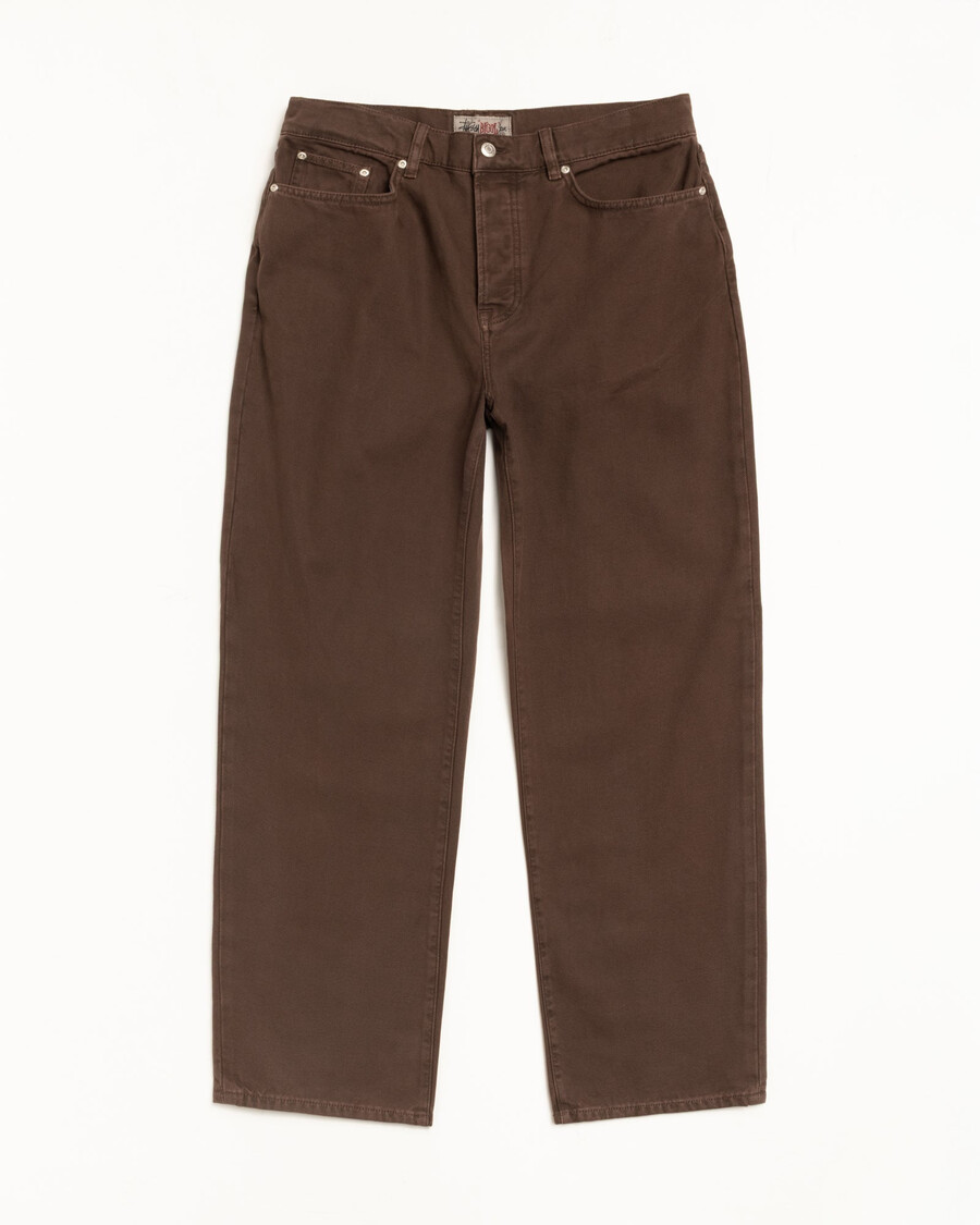 big ol pant tvättad canvas