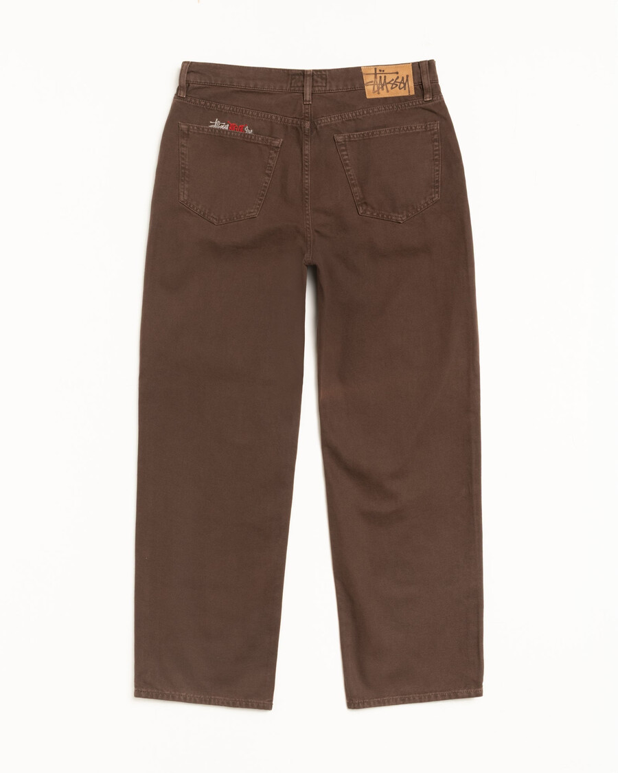 big ol pant tvättad canvas