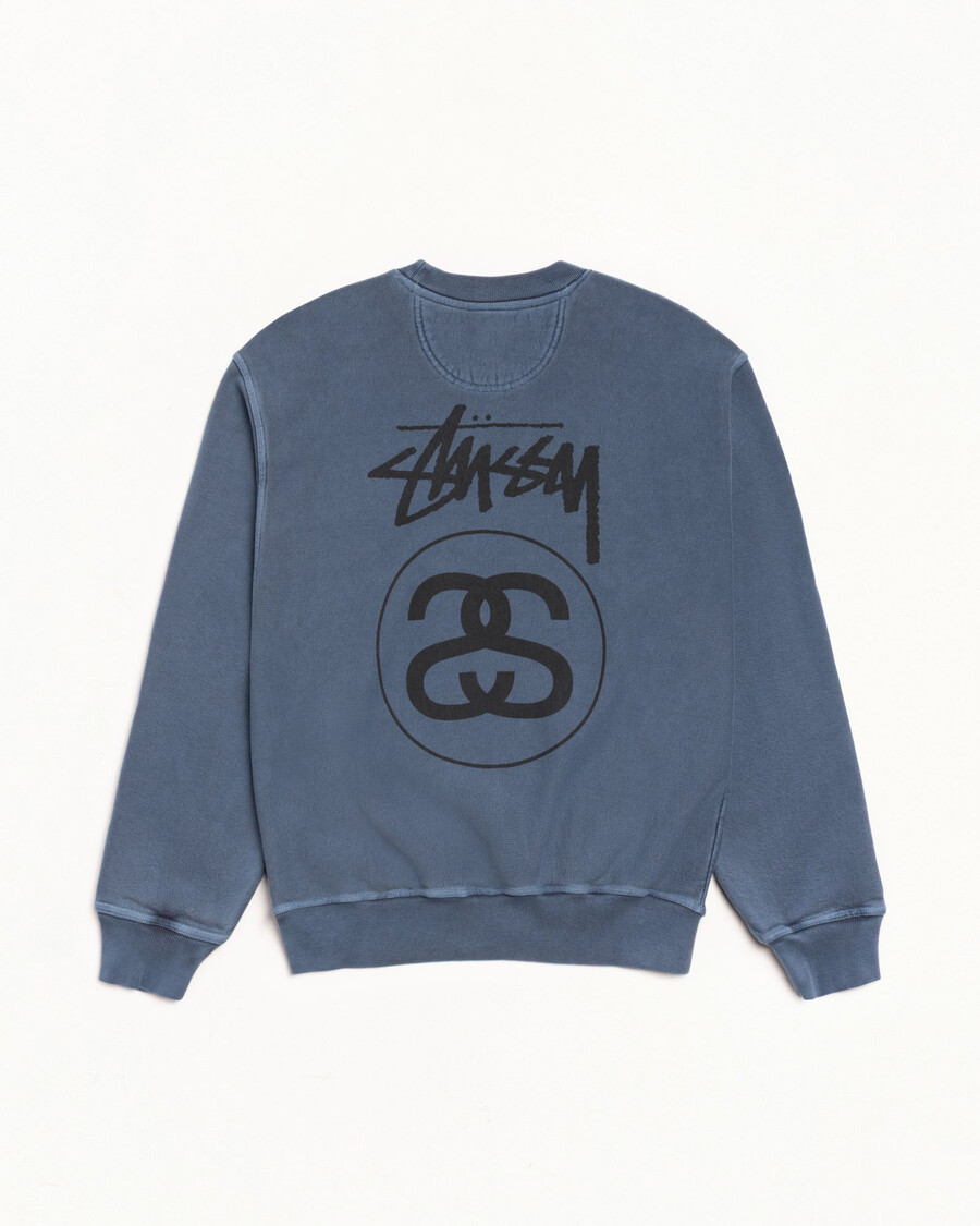 stock link crew pigmentfärgad