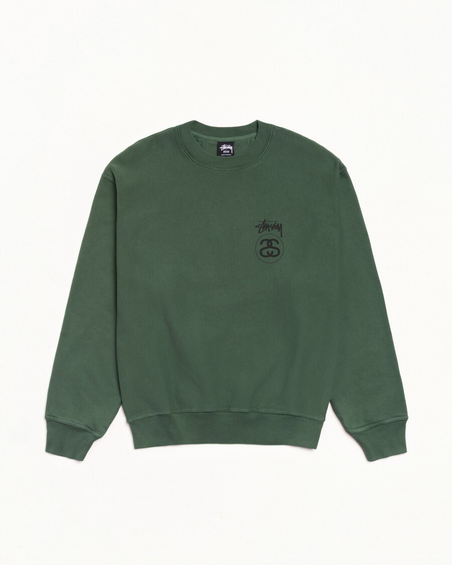 stock link crew pigmentfärgad