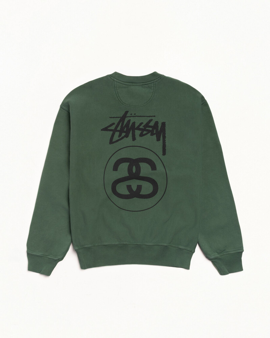 stock link crew pigmentfärgad