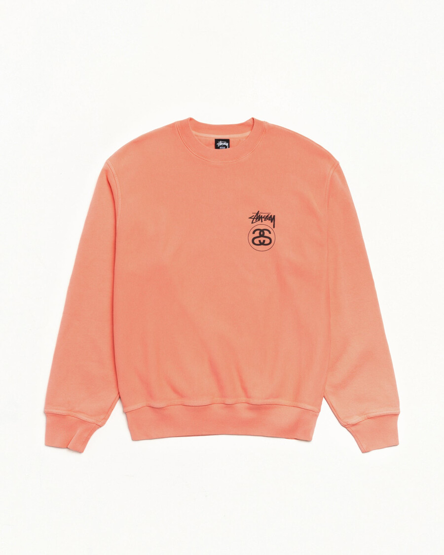stock link crew pigmentfärgad