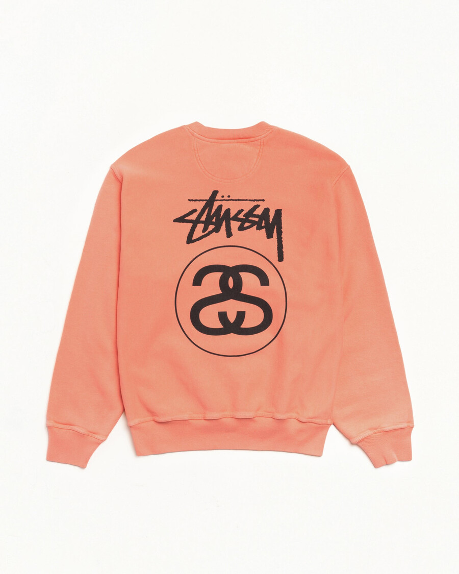 stock link crew pigmentfärgad