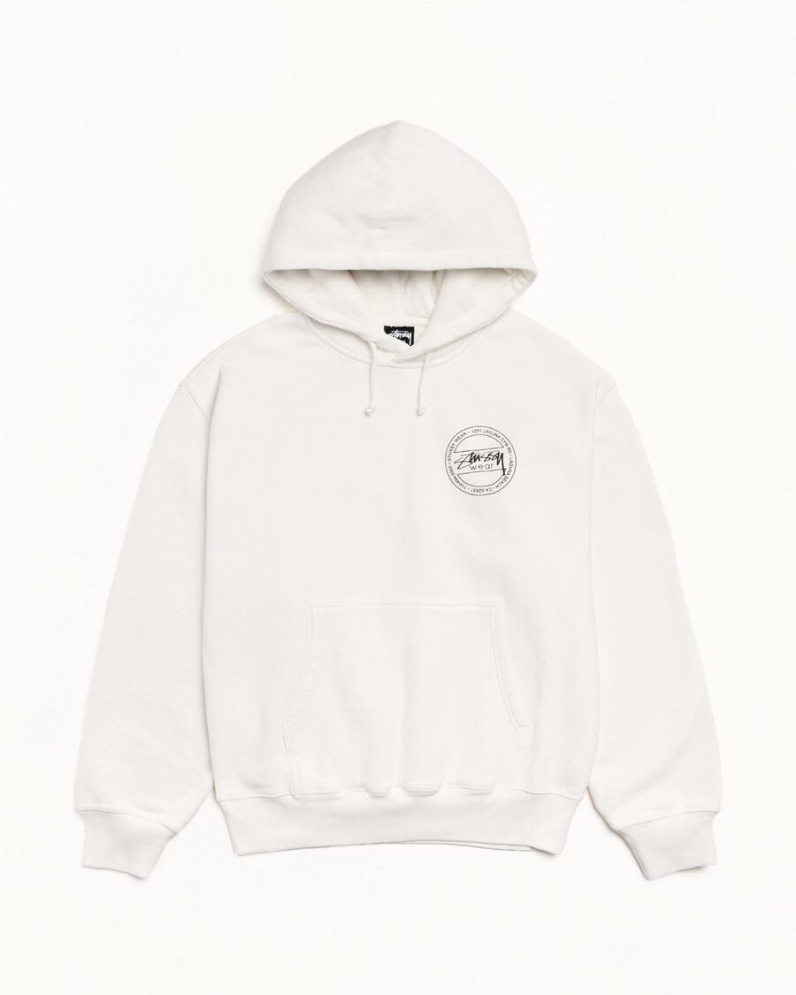 stüssy wear hoodie pigmentfärgad