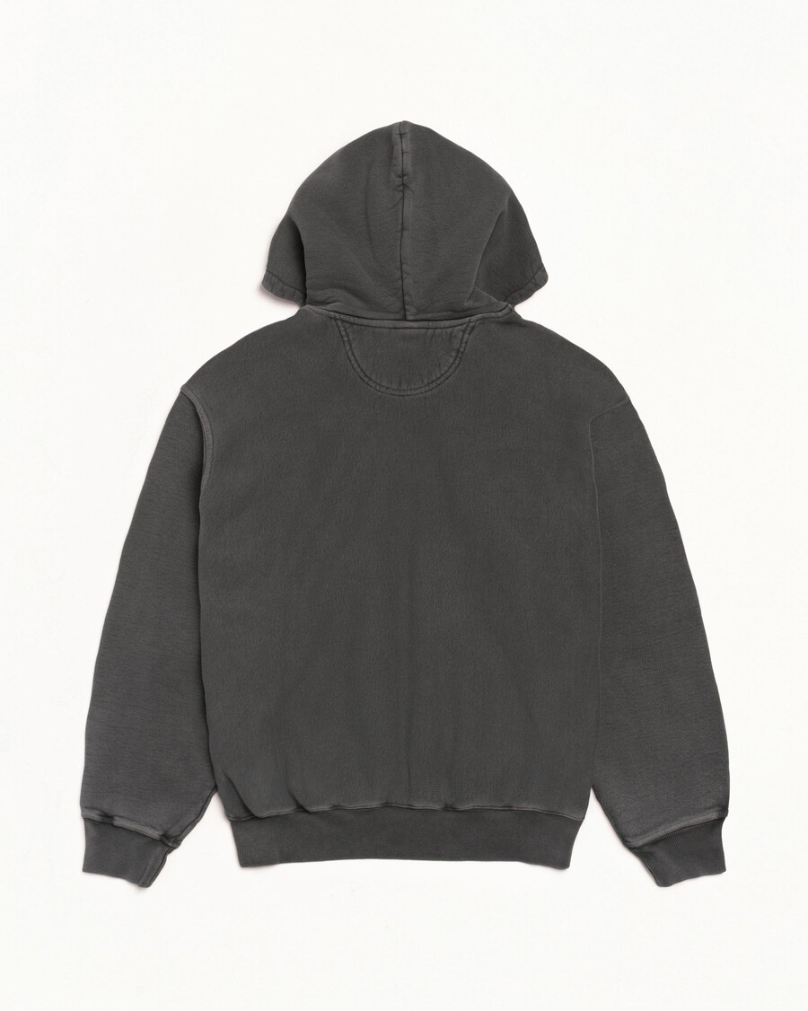 stüssy wear zip hoodie pigmentfärgad