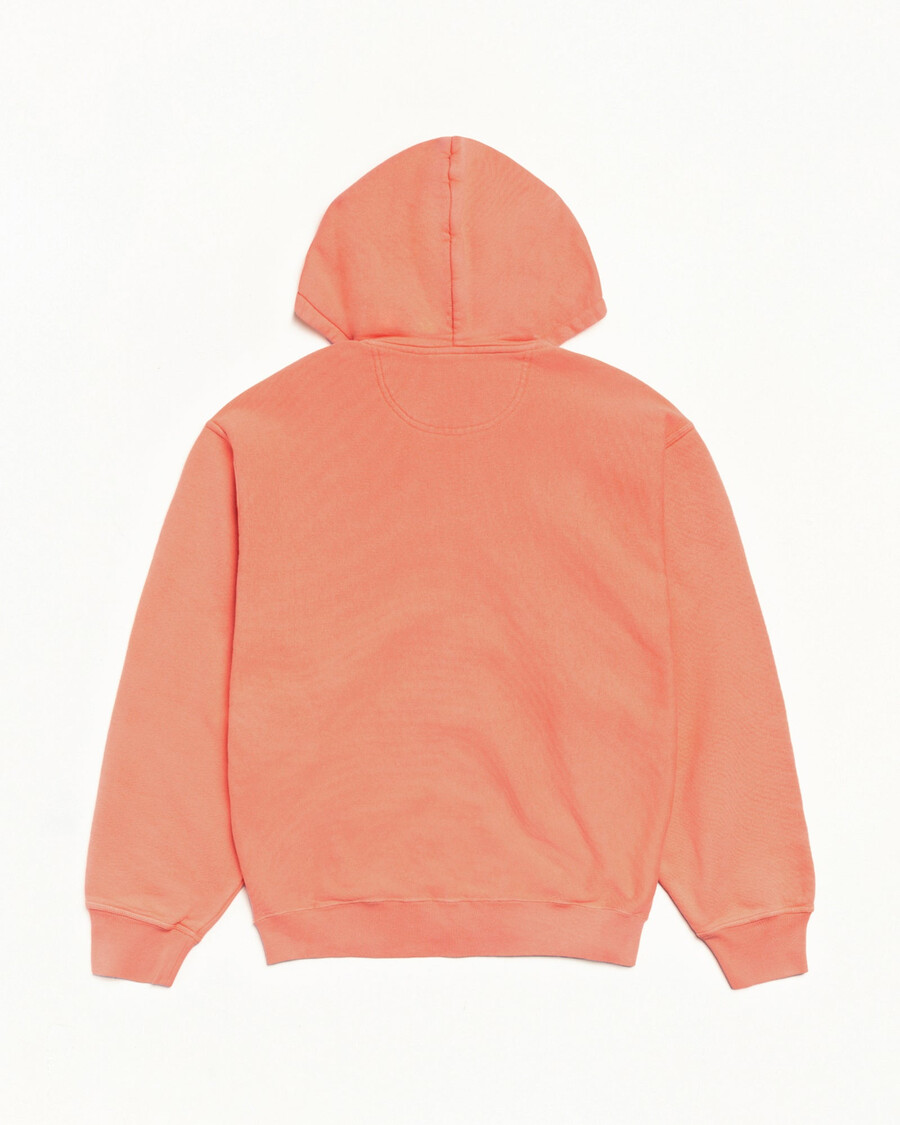 stüssy wear zip hoodie pigmentfärgad