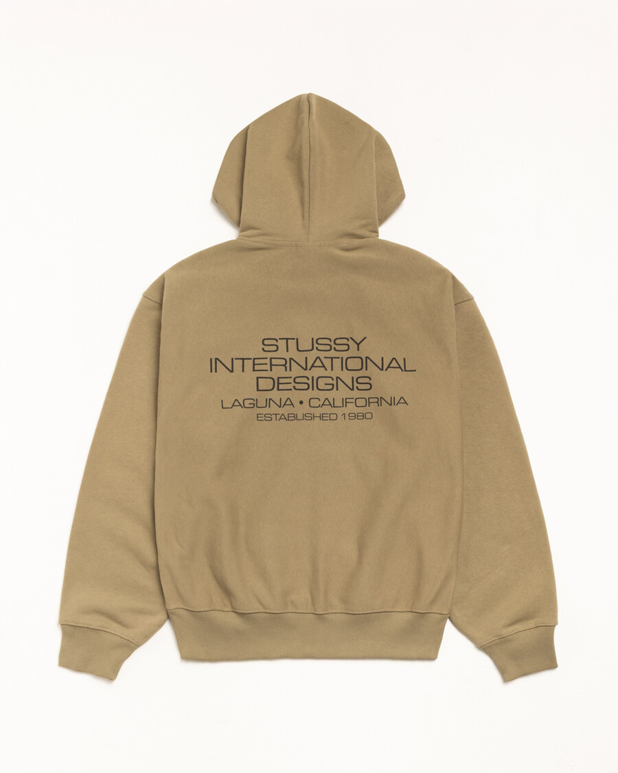 internationella designer dragkedja med huva