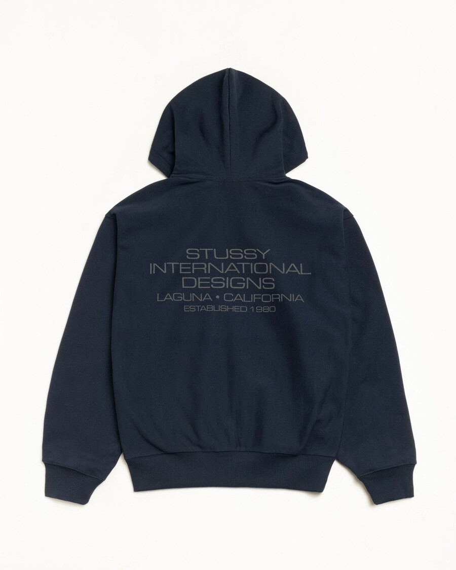 internationella designer dragkedja med huva
