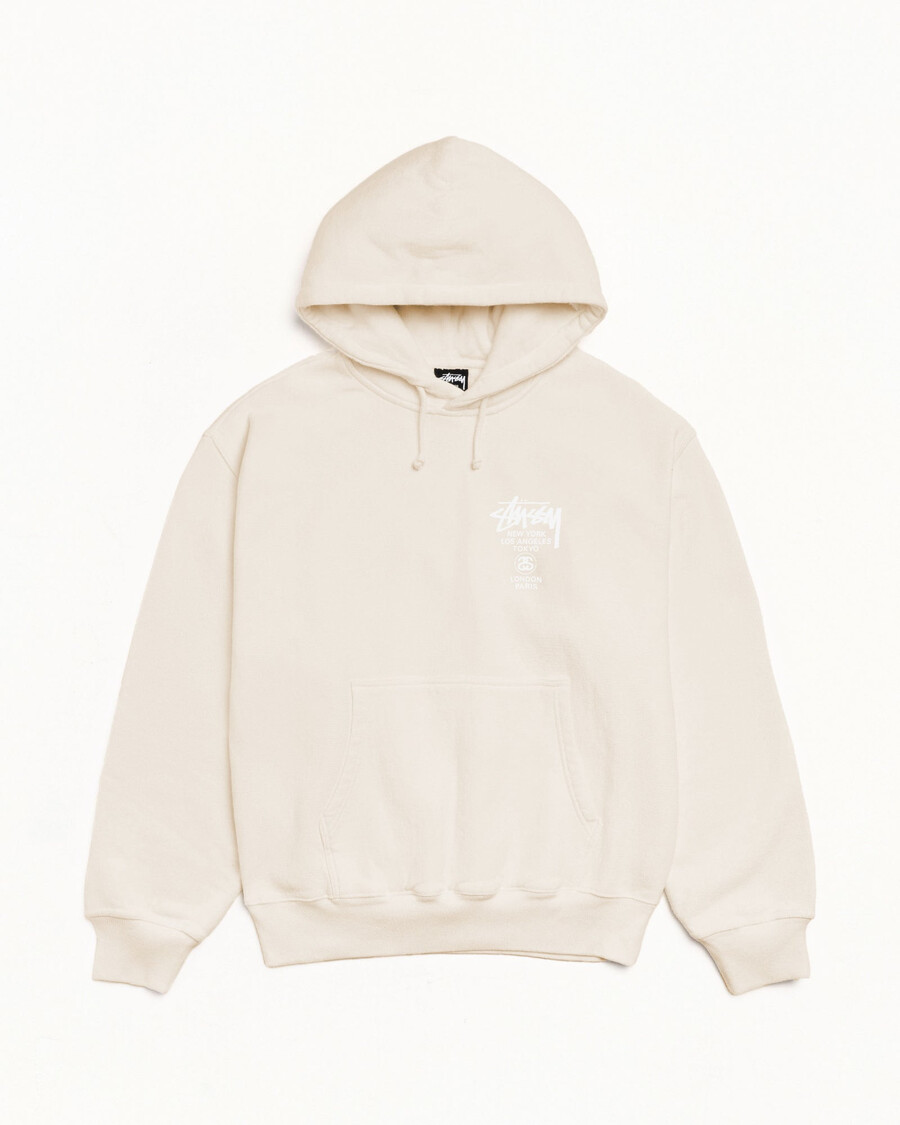 world tour hoodie pigmentfärgad