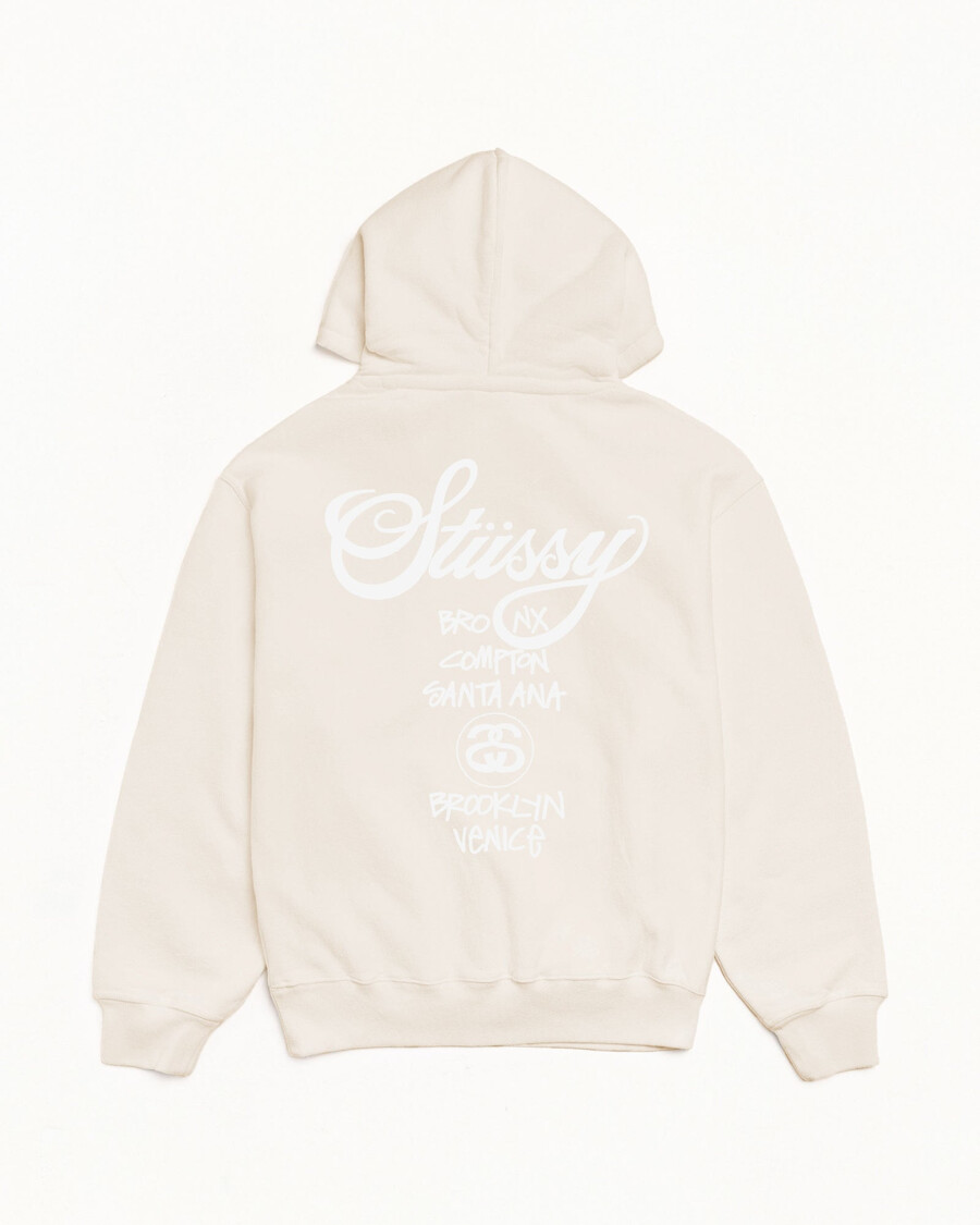 world tour hoodie pigmentfärgad