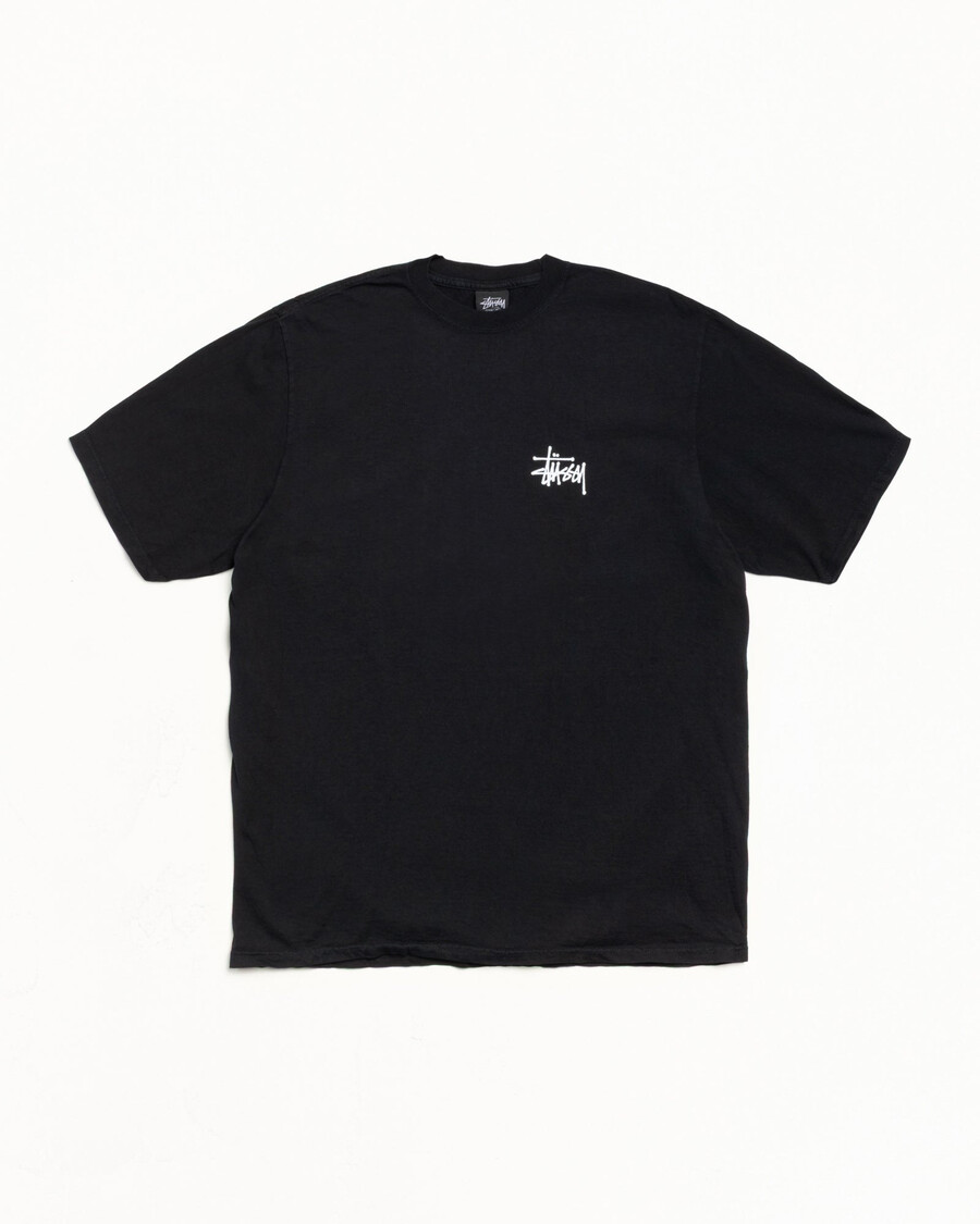 basic stüssy t-shirt pigmentfärgad