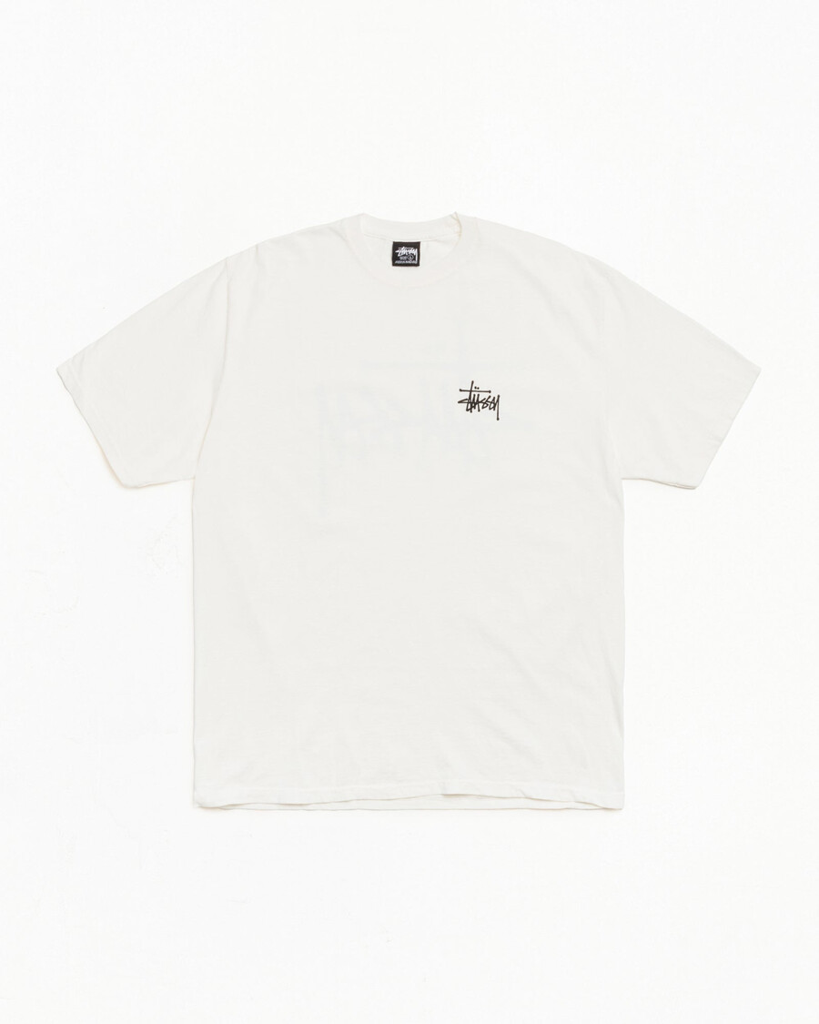 basic stüssy t-shirt pigmentfärgad