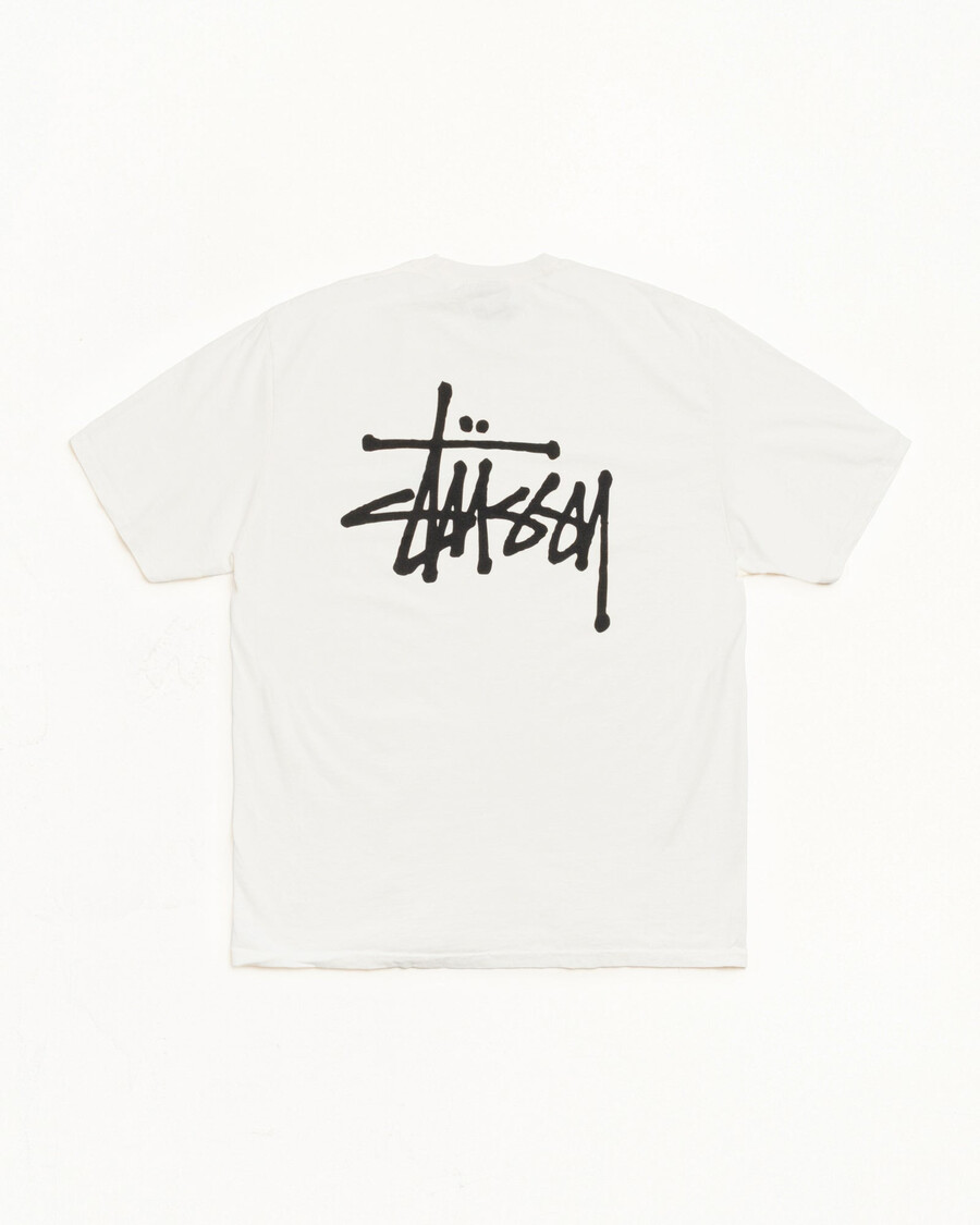 basic stüssy t-shirt pigmentfärgad