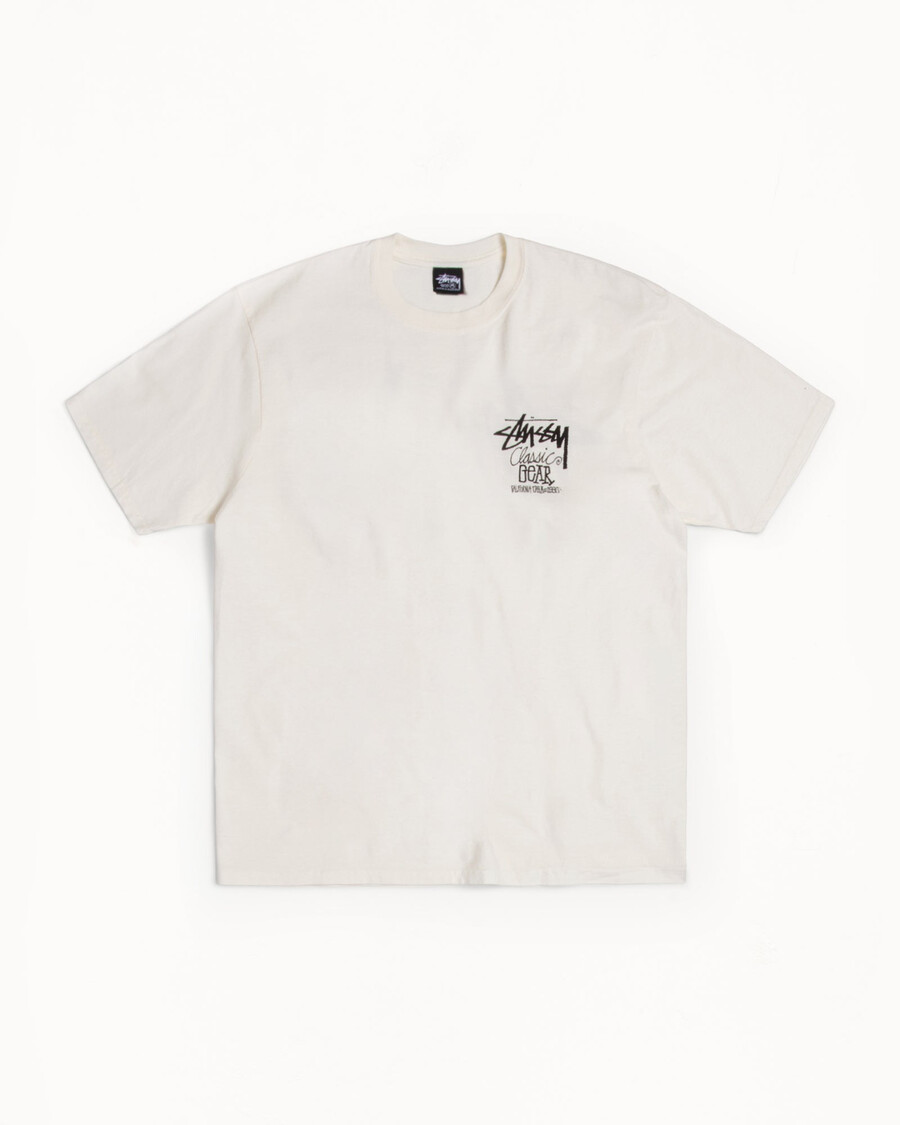 klassisk utrustning t-shirt med pigmentfärg