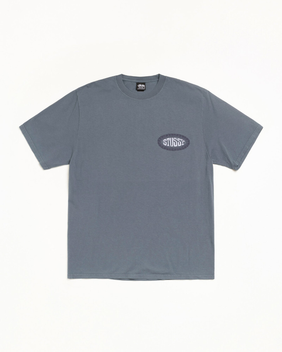 kakel oval t-shirt pigmentfärgad