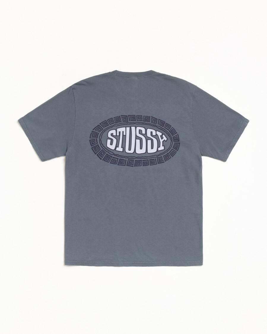 kakel oval t-shirt pigmentfärgad