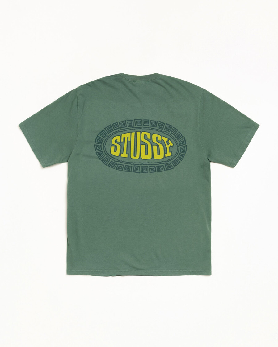 kakel oval t-shirt pigmentfärgad