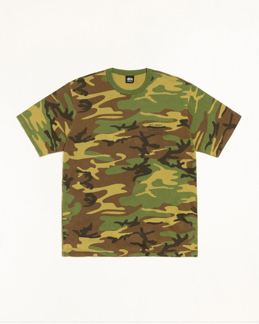 internationell design t-shirt pigmentfärgad