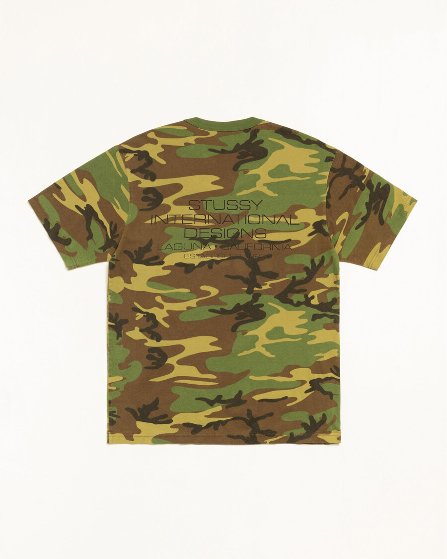 internationell design t-shirt pigmentfärgad