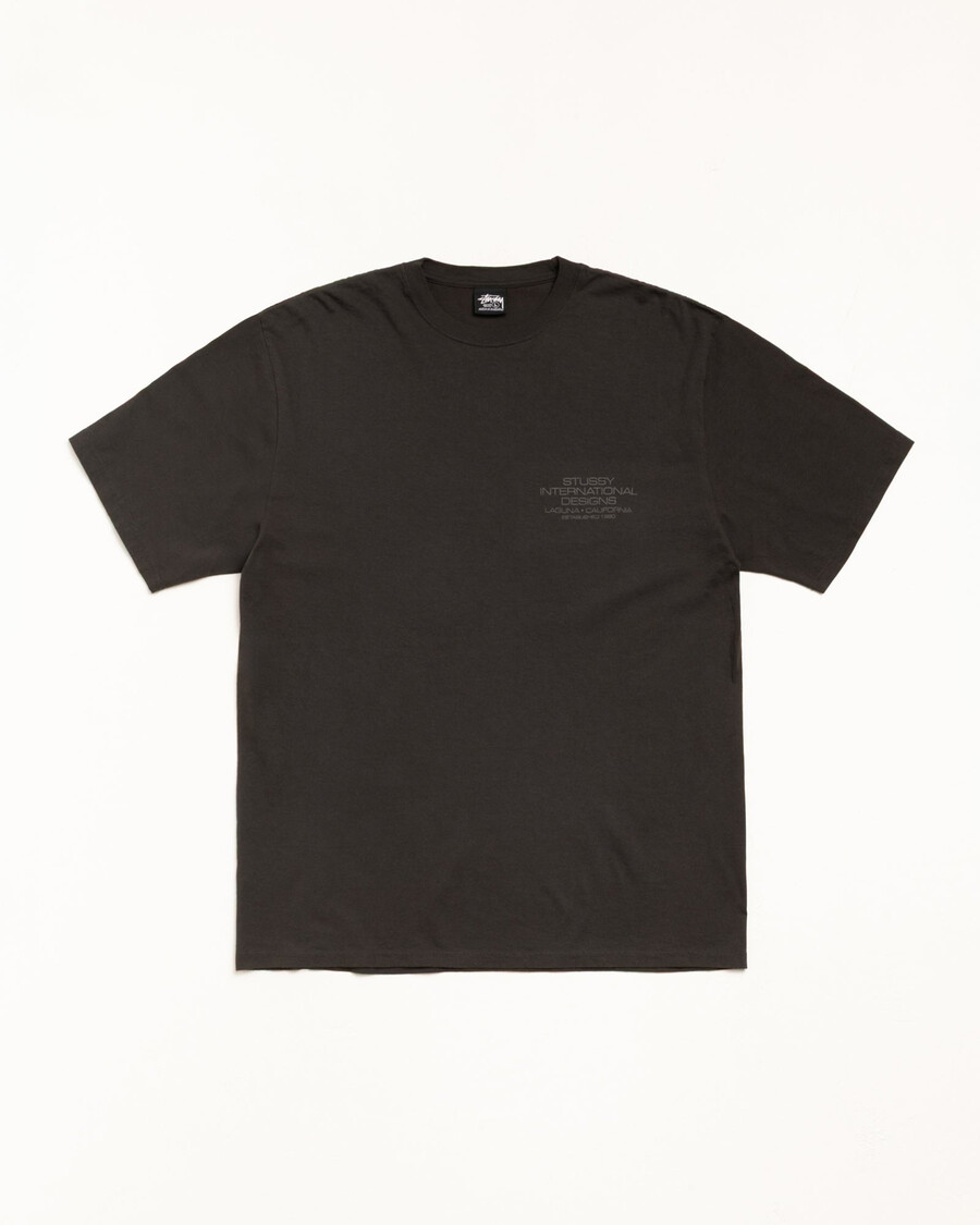 internationell design t-shirt pigmentfärgad