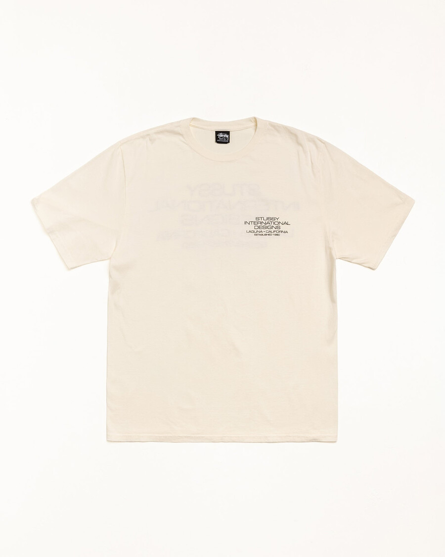 internationell design t-shirt pigmentfärgad
