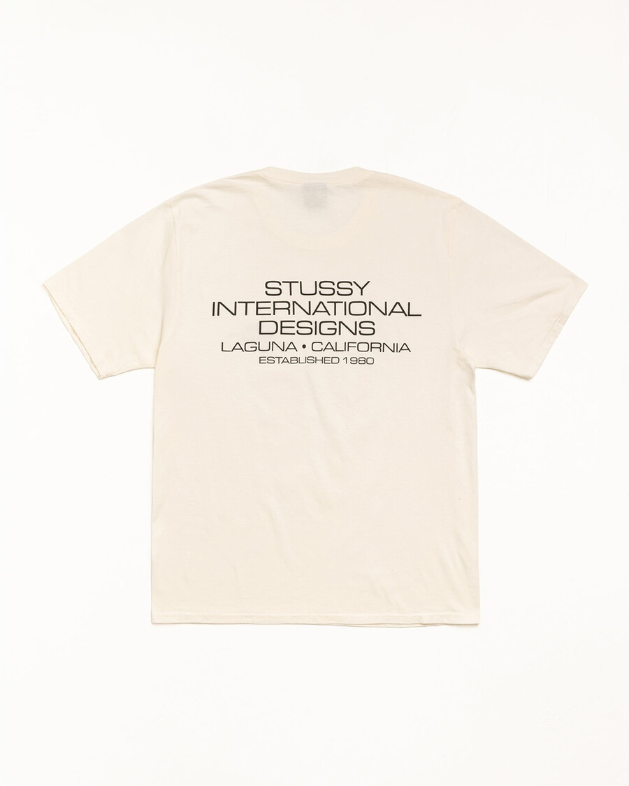 internationell design t-shirt pigmentfärgad