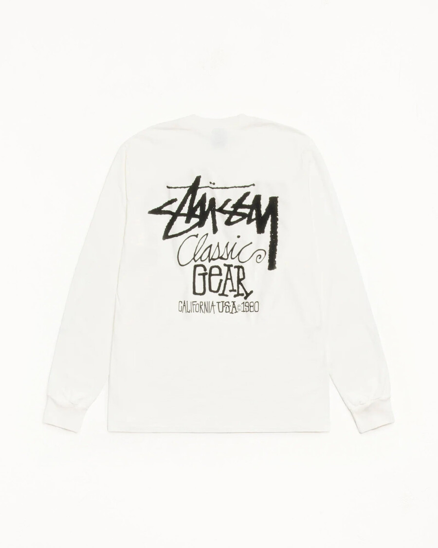 classic gear ls t-shirt pigmentfärgad